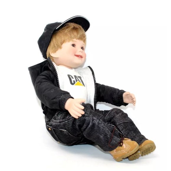 Danbury Mint Caterpillar Collector Doll - Picture 5 of 11